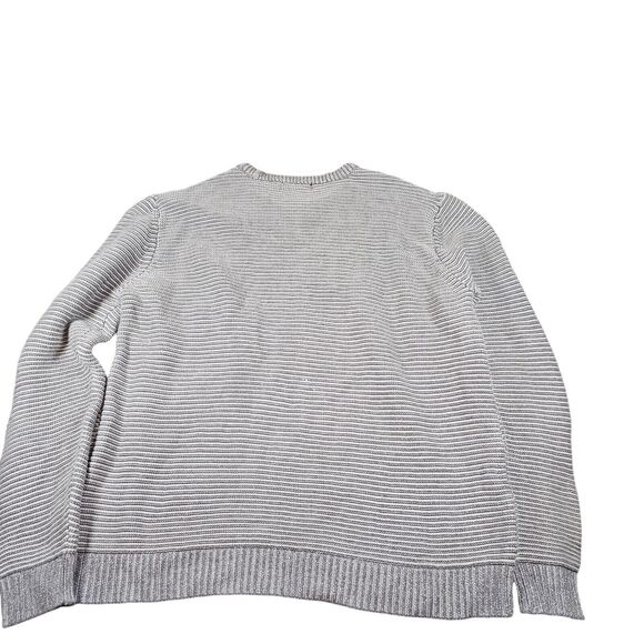Mens XXL Gray Sweater Knit Pullover Crewneck - Picture 7 of 9